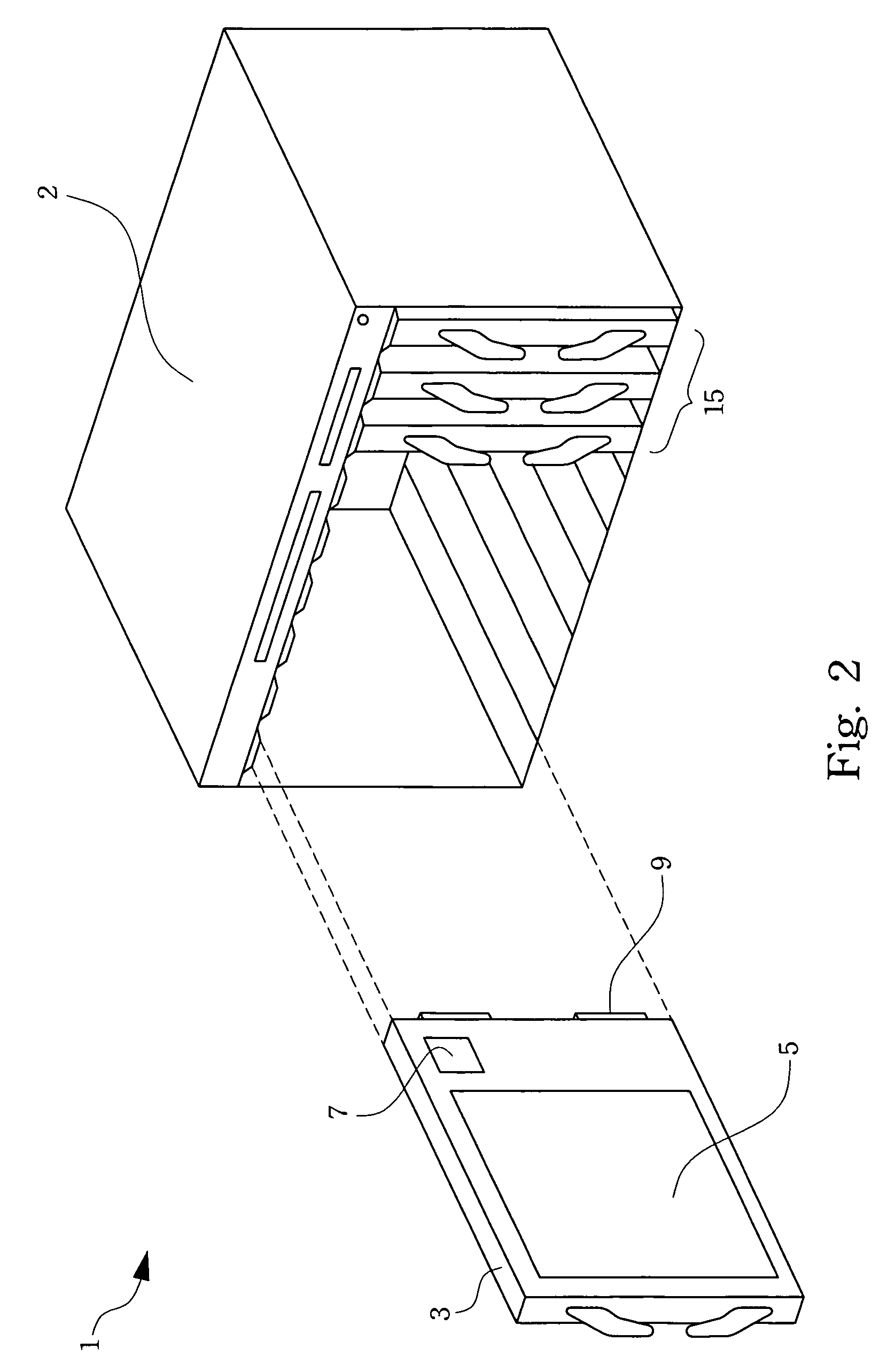 Expandable storage apparatus for blade server system