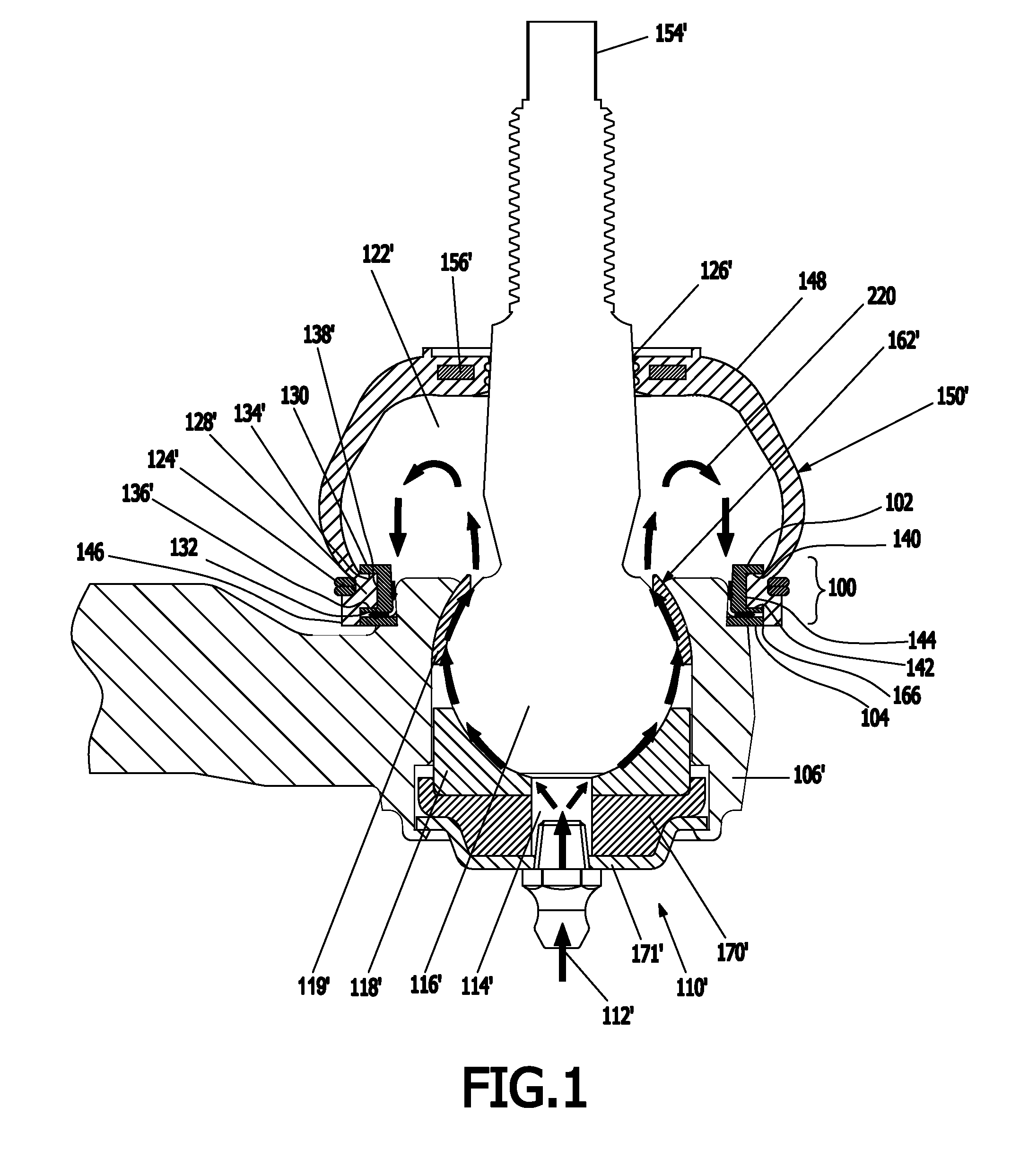 Dust Boot Assemblies and Apparatus for Providing Grease Relief for a Dust Boot