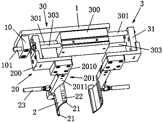 Bag propping-up machine and bag propping-up method