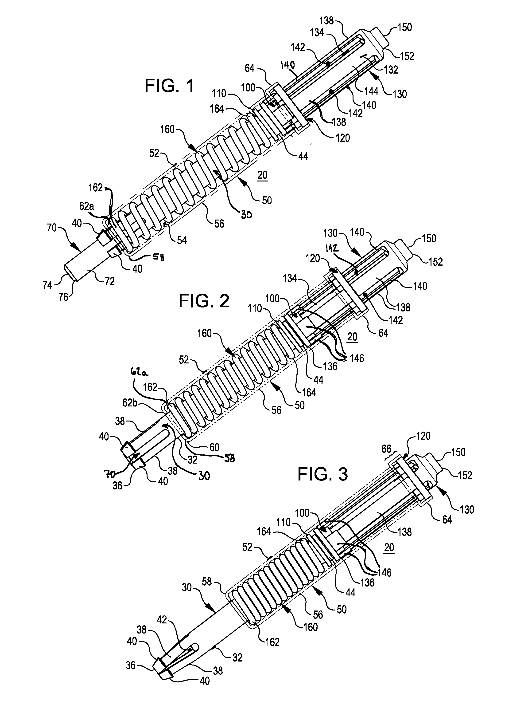 Biased blind side temporary fasteners, systems and methods
