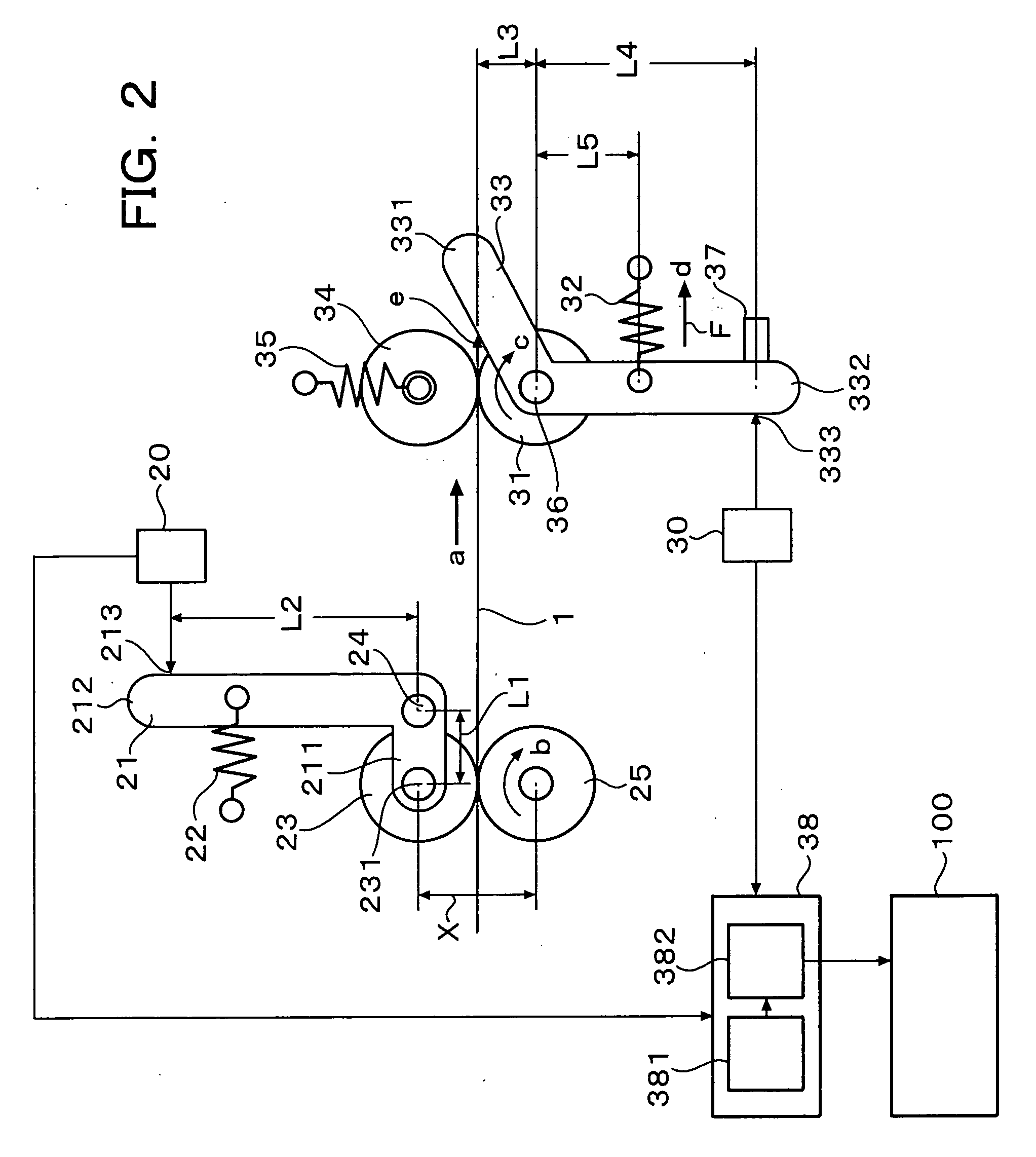 Double feed sensing device, double feed determining method and image forming apparatus