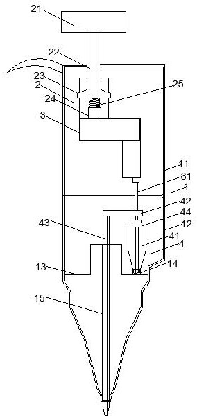 Pipetting device suitable for continuous sample adding