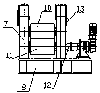 A profile straightening machine