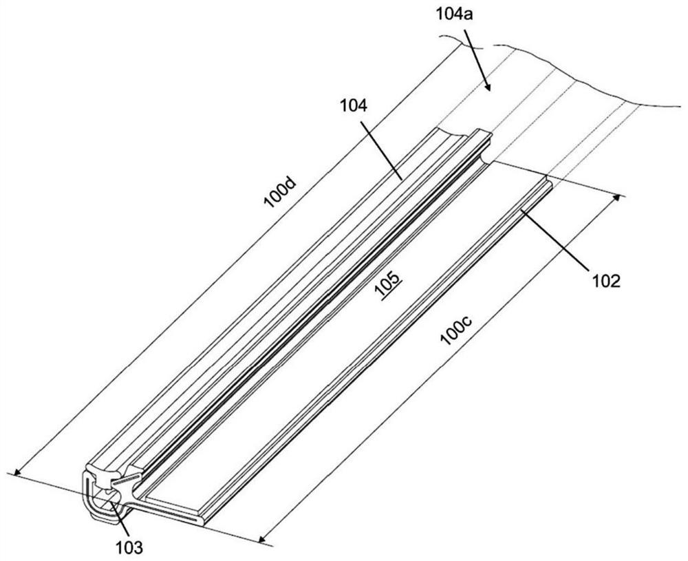 Strip assembly and production method