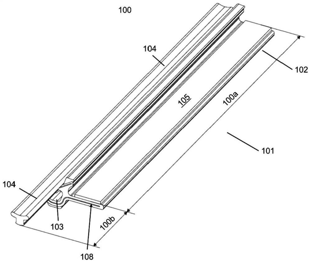 Strip assembly and production method