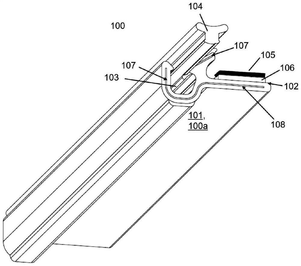 Strip assembly and production method