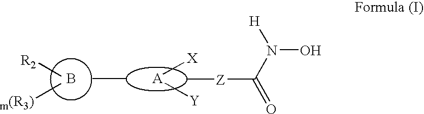 Biaryl linked hydroxamates: preparation and pharmaceutical applications