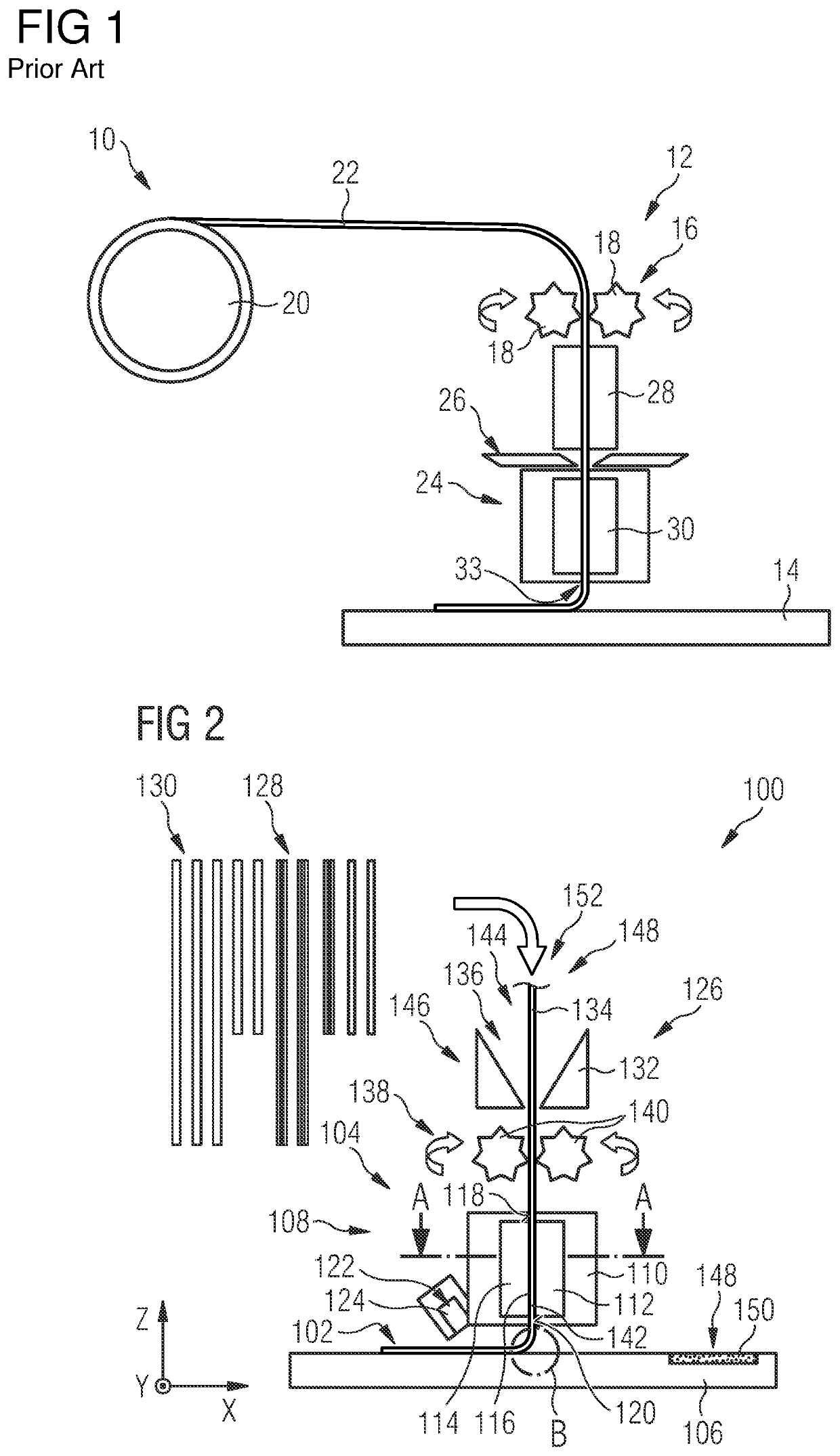 Additive manufacturing device, additive manufacturing method, and profile rod therefor