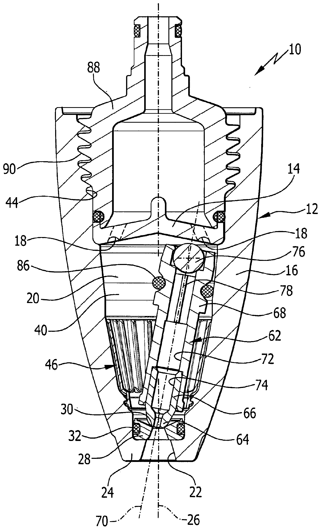 Rotary nozzles for high-pressure cleaning equipment