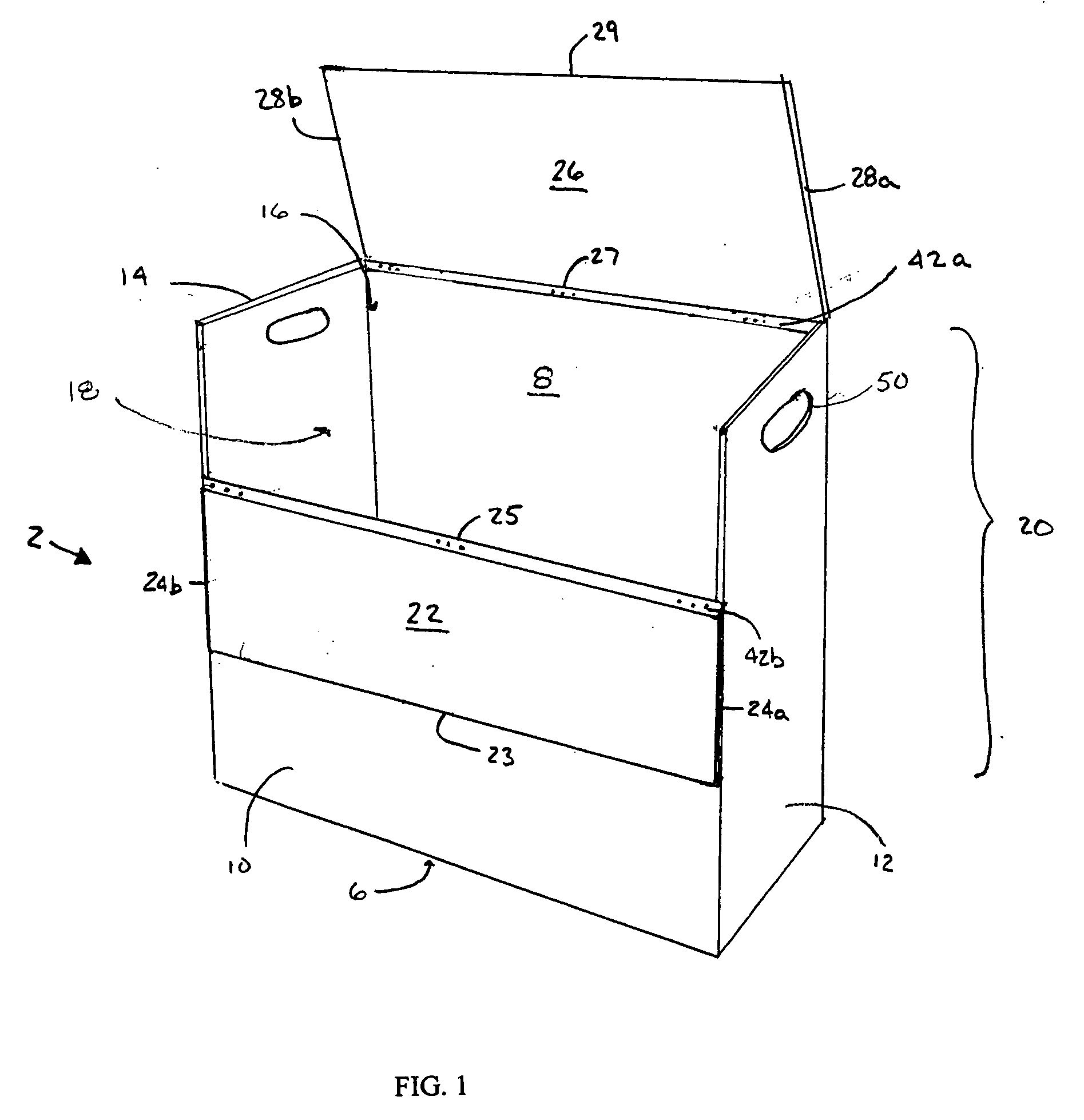 Reusable shipping container for fragile objects