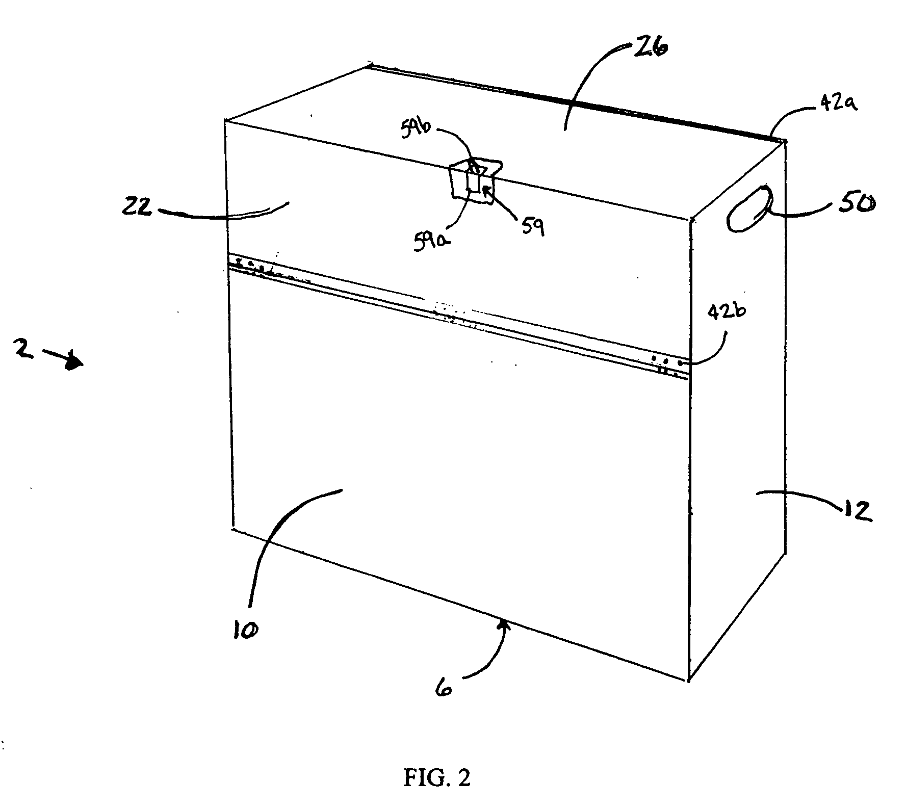 Reusable shipping container for fragile objects