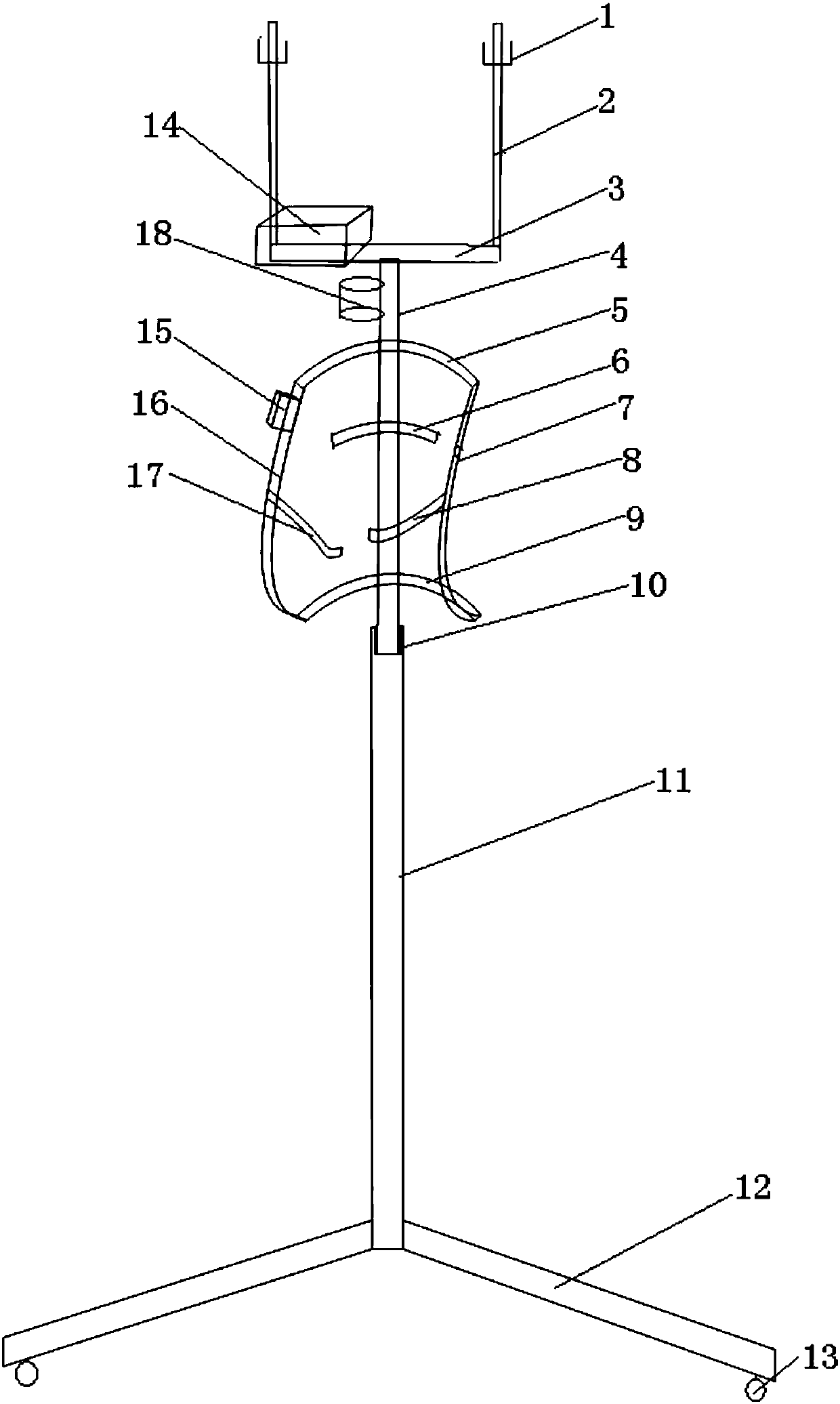 Novel drug hanger