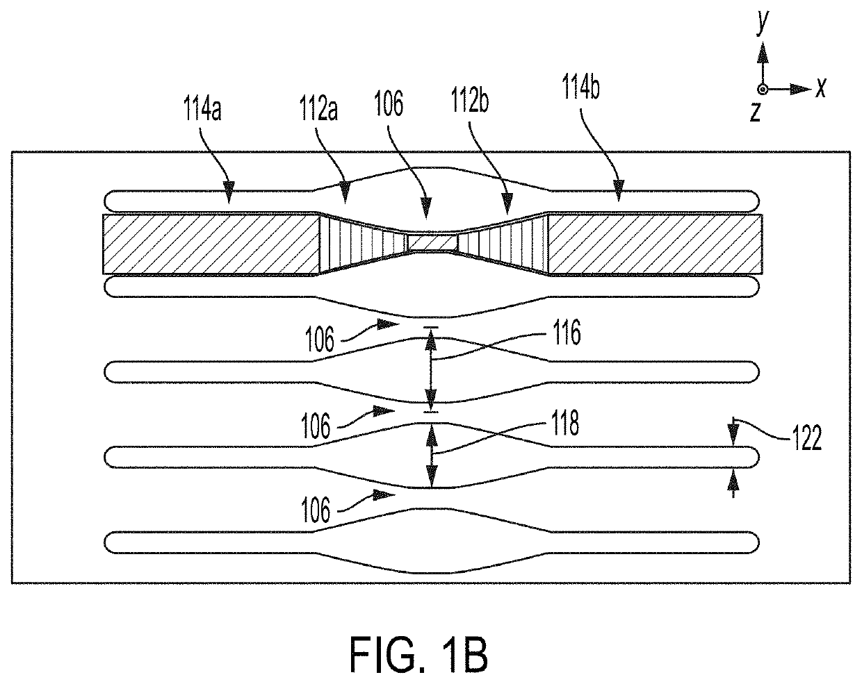 High-throughput microfluidic chip having parallelized constrictions for perturbing cell membranes