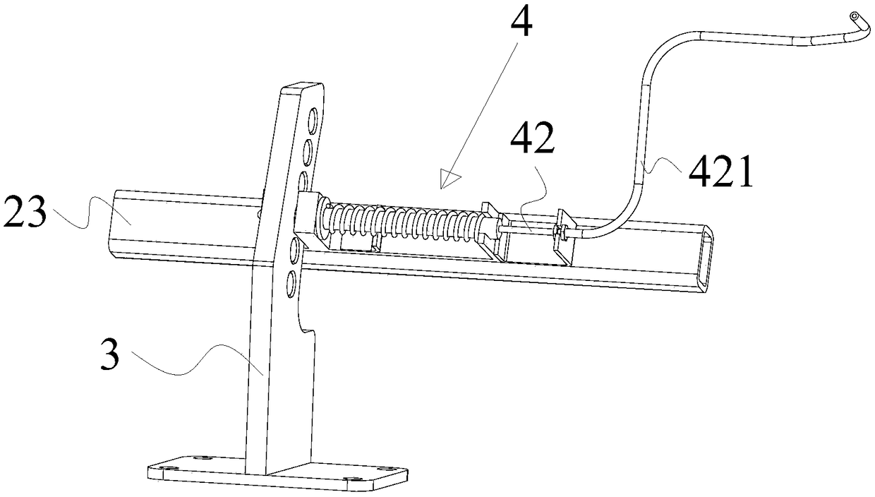 Pedal lifting adjusting device