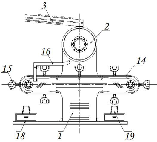 Outer ring coaxiality detection equipment for inductance type rolling bearing production