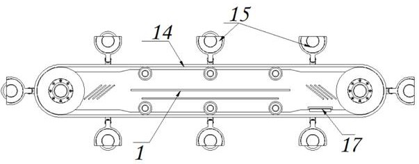 Outer ring coaxiality detection equipment for inductance type rolling bearing production