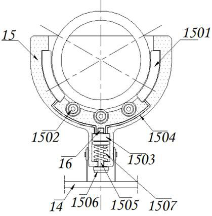 Outer ring coaxiality detection equipment for inductance type rolling bearing production