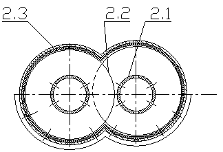 Gas Oxidation Sewage Sludge Multistage Dehydration Method