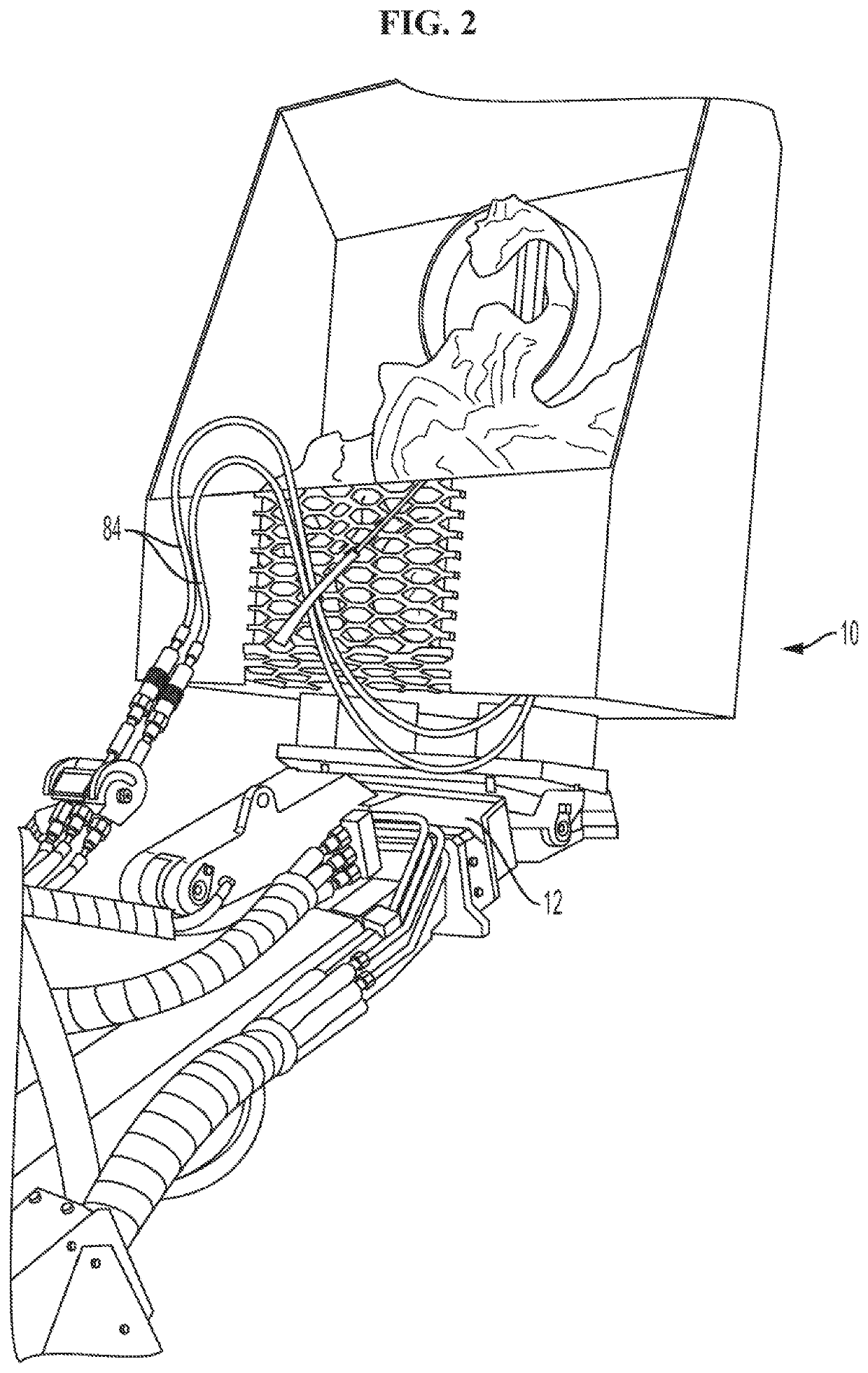 Soil collection attachment with automated gate