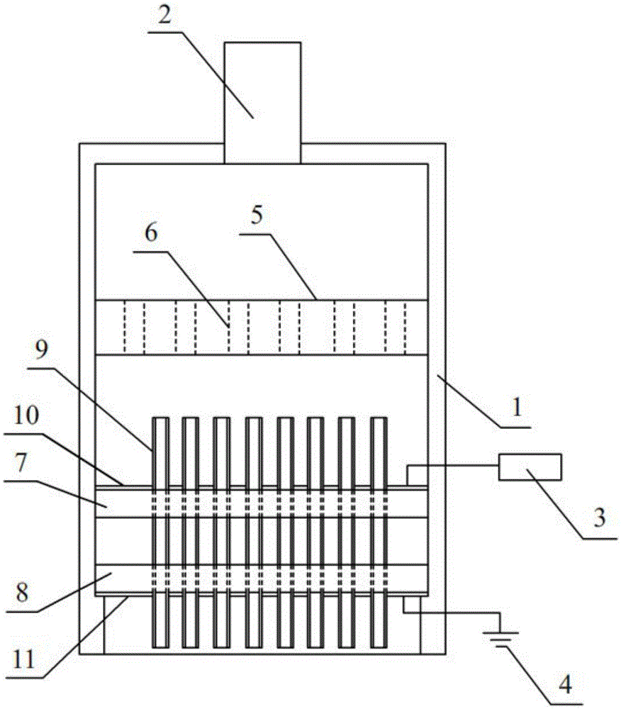 Array type microplasma generating device based on conductive coating