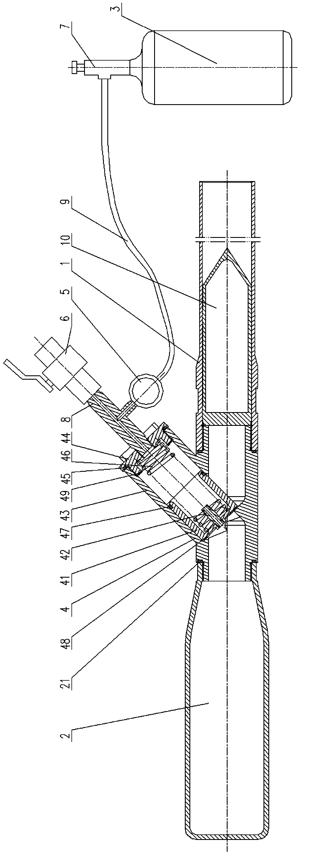 Pneumatic launcher with novel gas way system