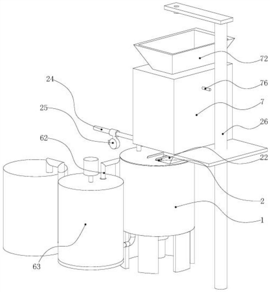 A waste paper raw material beater