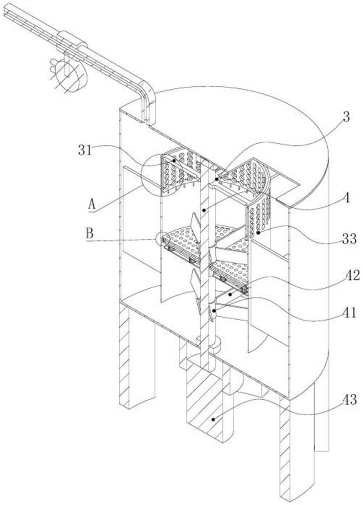 A waste paper raw material beater