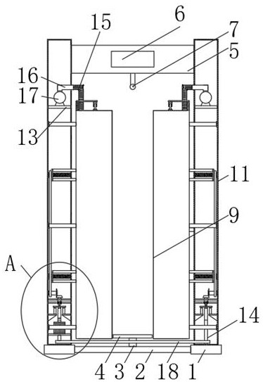 COVID-19 epidemic prevention temperature measurement access control system and use method thereof