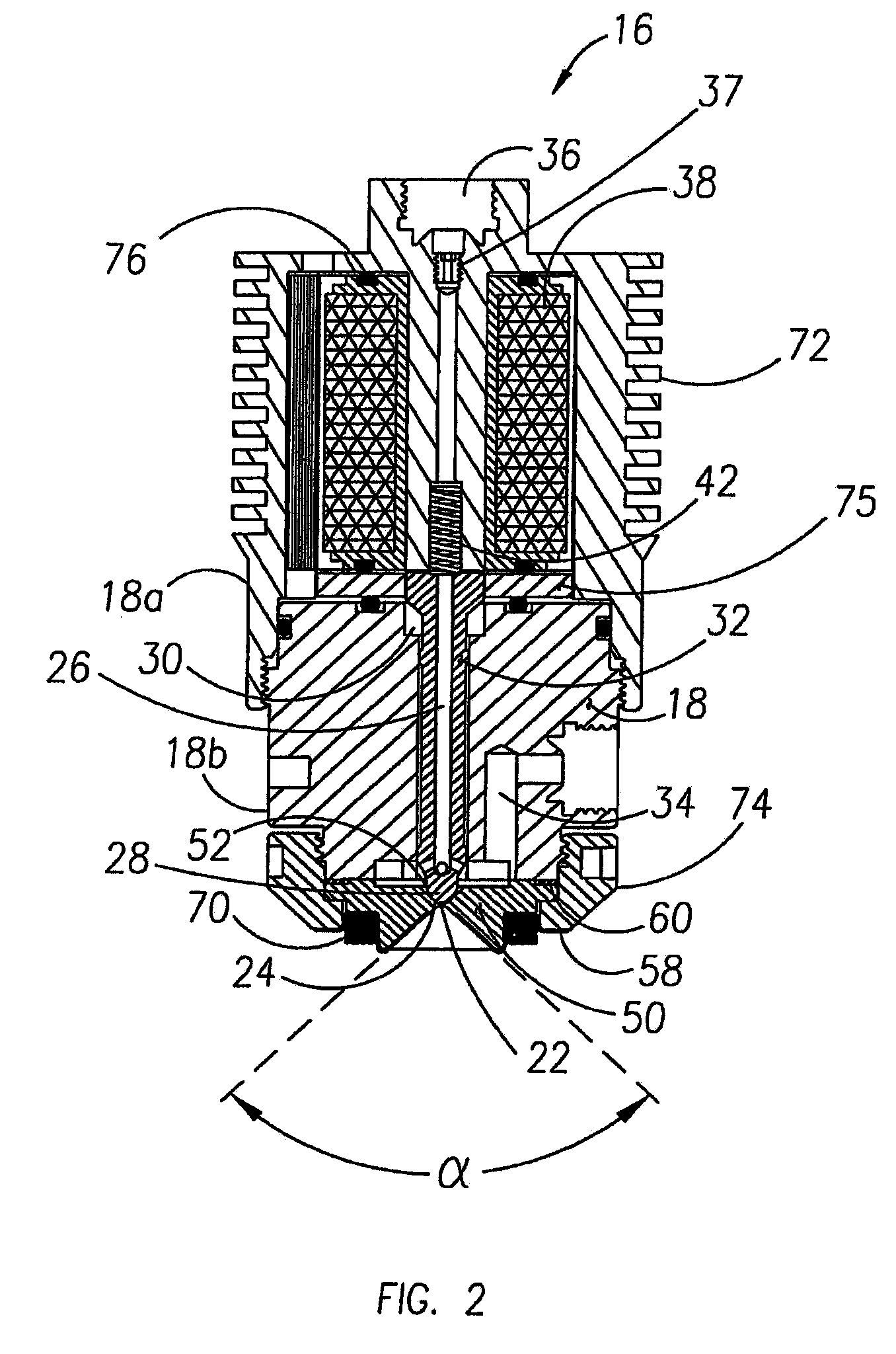 Method and apparatus for injecting atomized fluids