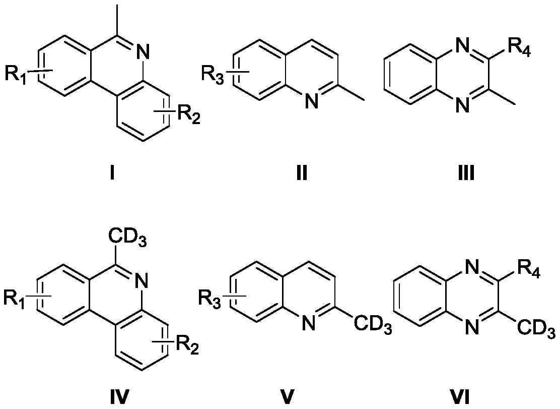 High-selectivity deuteration method of 2-methyl azacyclo compound