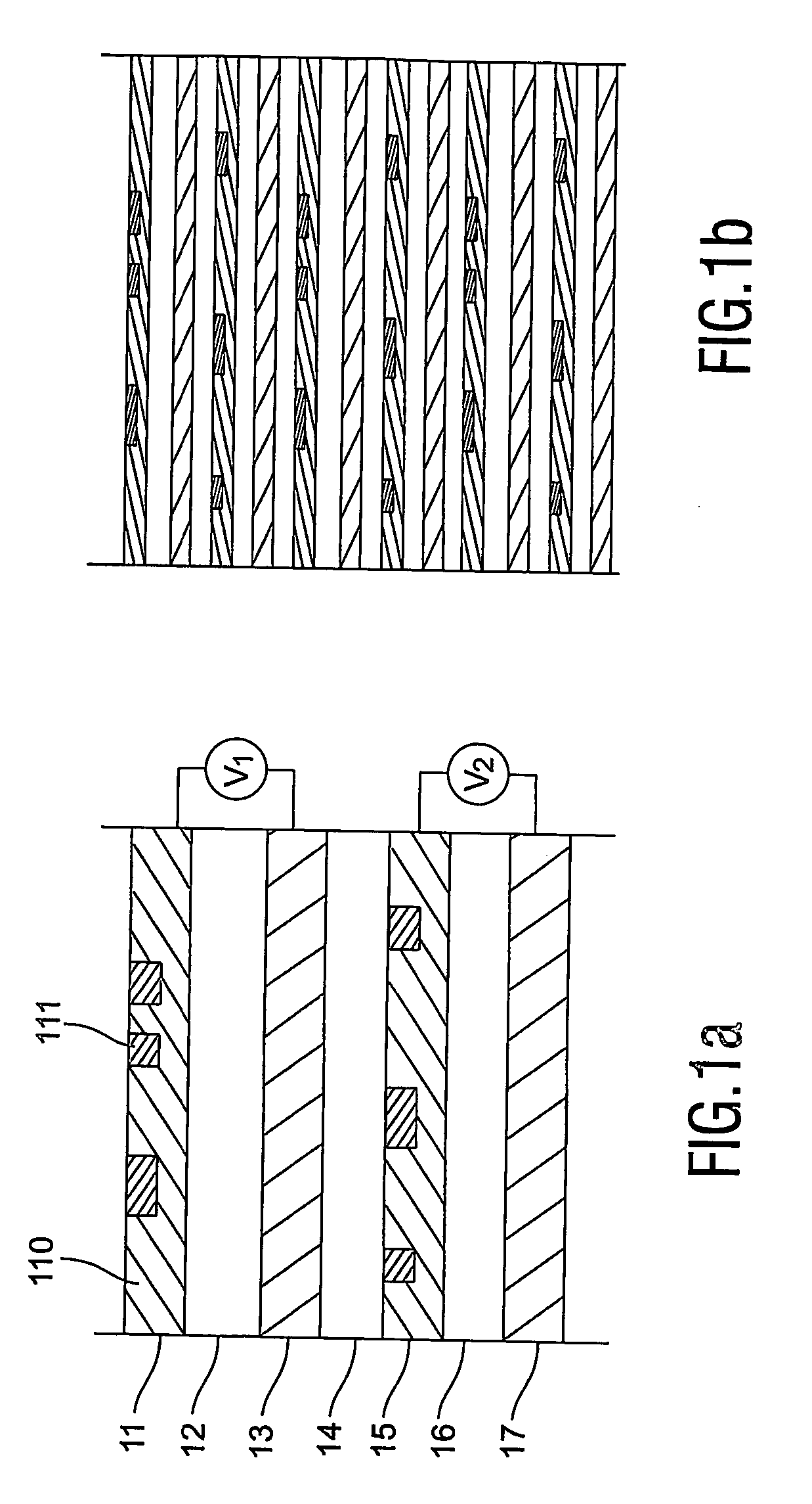 Multi-stack fluorescent information carrier with electrochromic materials