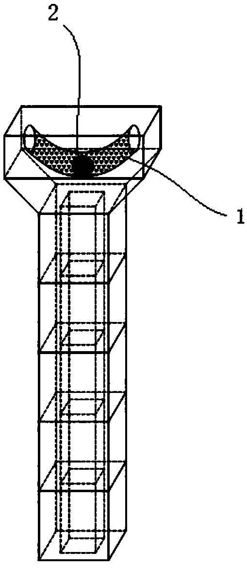 Damping device and damping method for fabricated bridge piers
