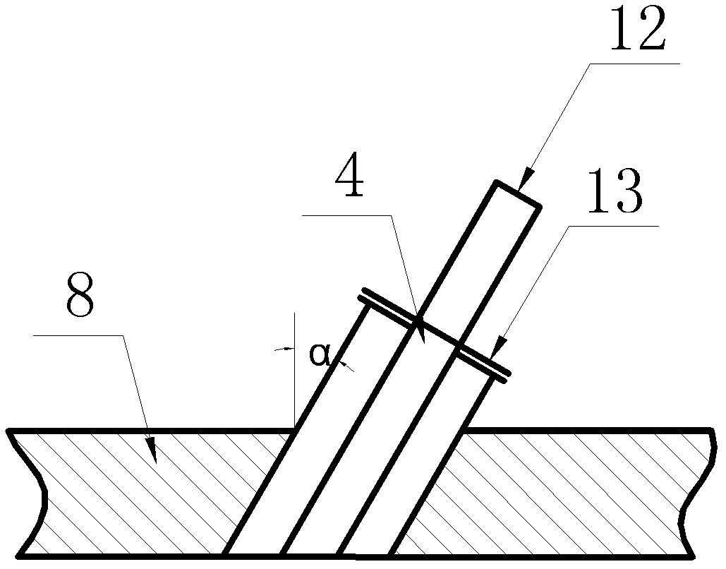 Selective non-catalytic reduction denitration system of circulating fluidized bed boiler