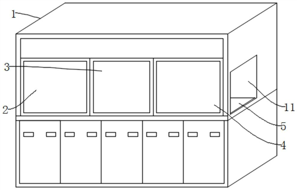 A fully automatic cell turnover basket cleaning device