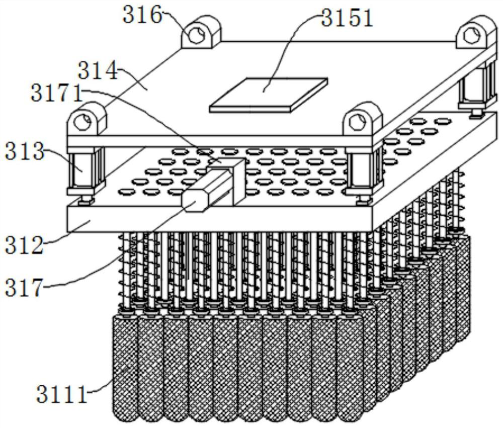 A fully automatic cell turnover basket cleaning device