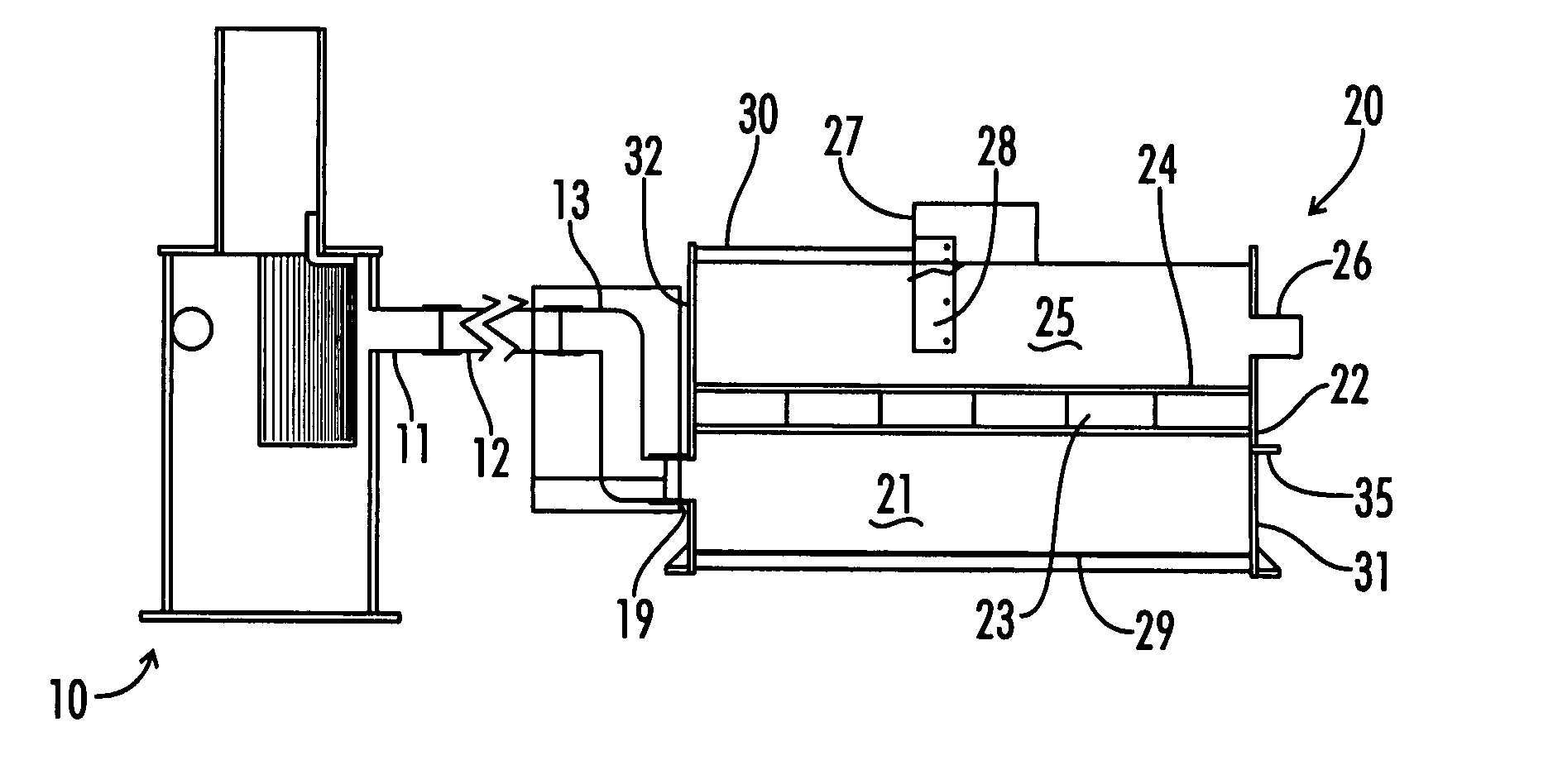 Upflow Filtration and Method Apparatus for Stormwater Treatment