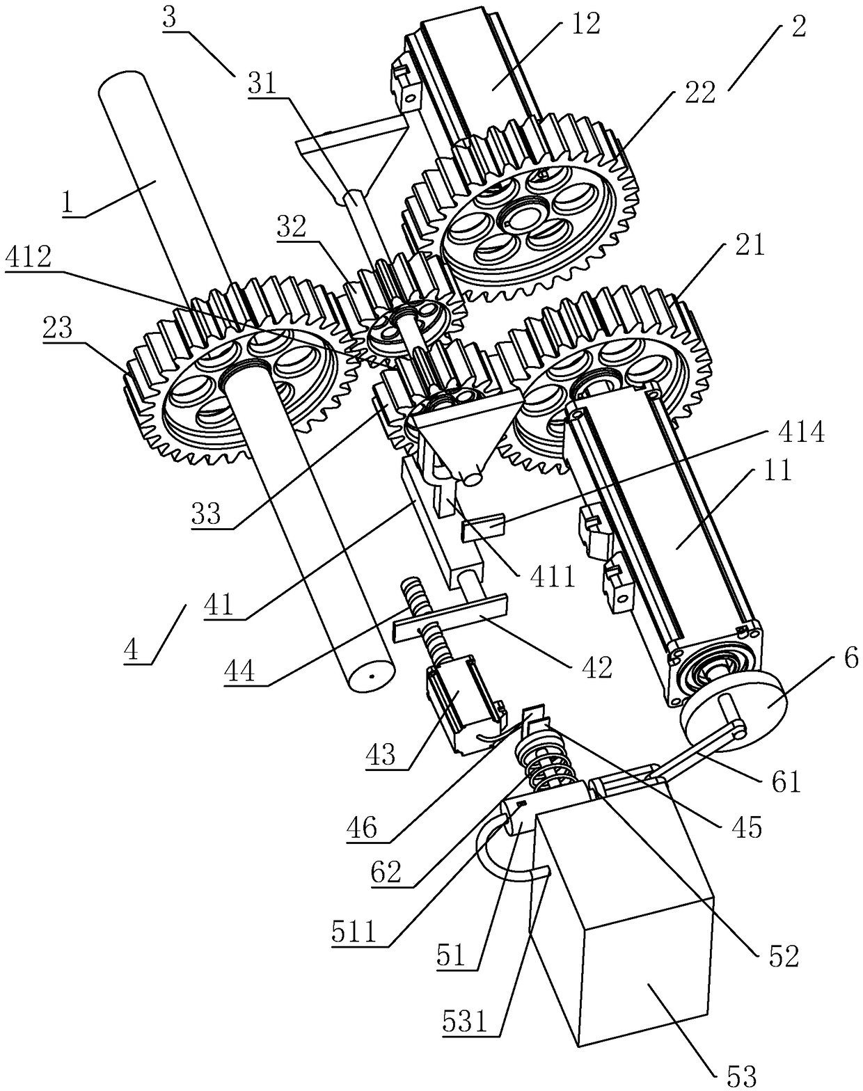 Fault early-warning device for polyimide film production equipment