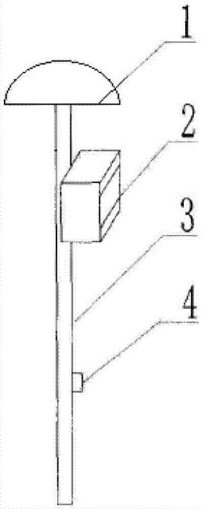 Solar Bluetooth broadcasting device