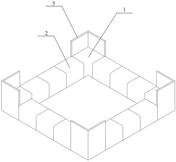 Special-shaped column formwork reinforcing device and system