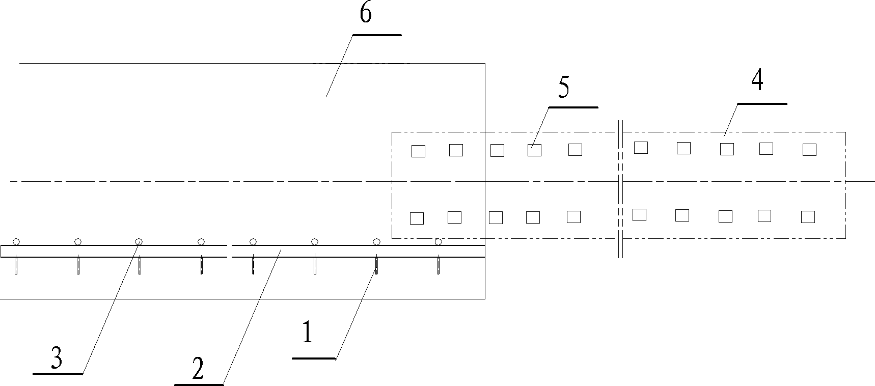 Method for mounting internal assemblies of large container