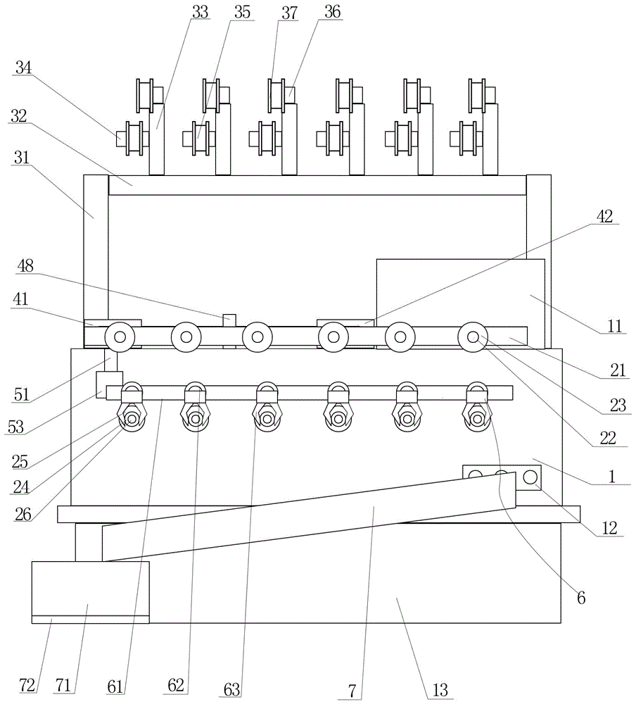 Coil winding collecting device for clock