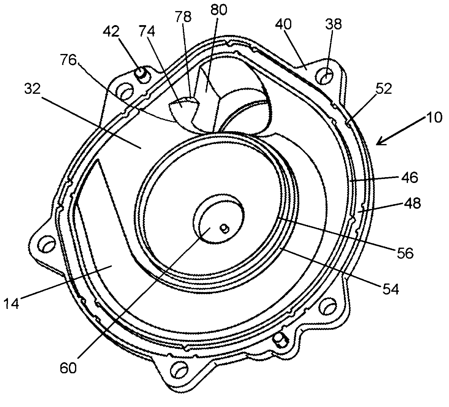 Side channel blower, in particular a secondary air blower for an internal combustion machine