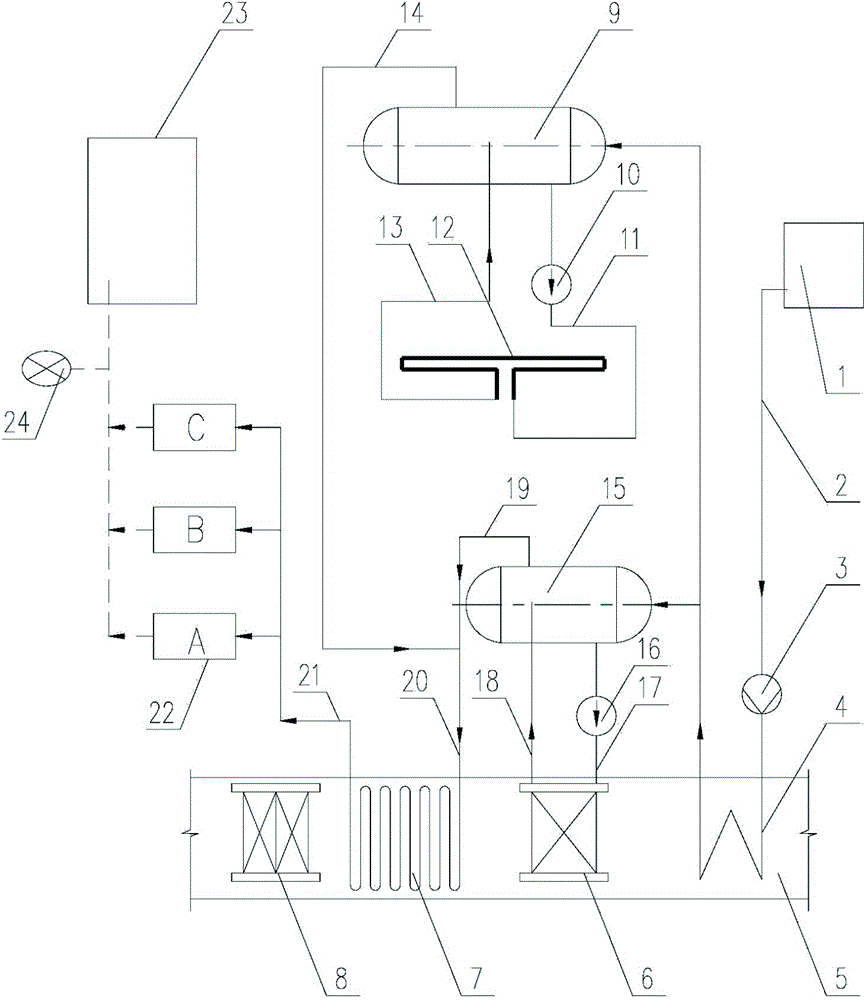 Steam recycling method