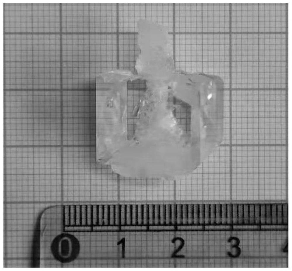 Gallium tetraborate nonlinear optical crystal as well as preparation method and application thereof