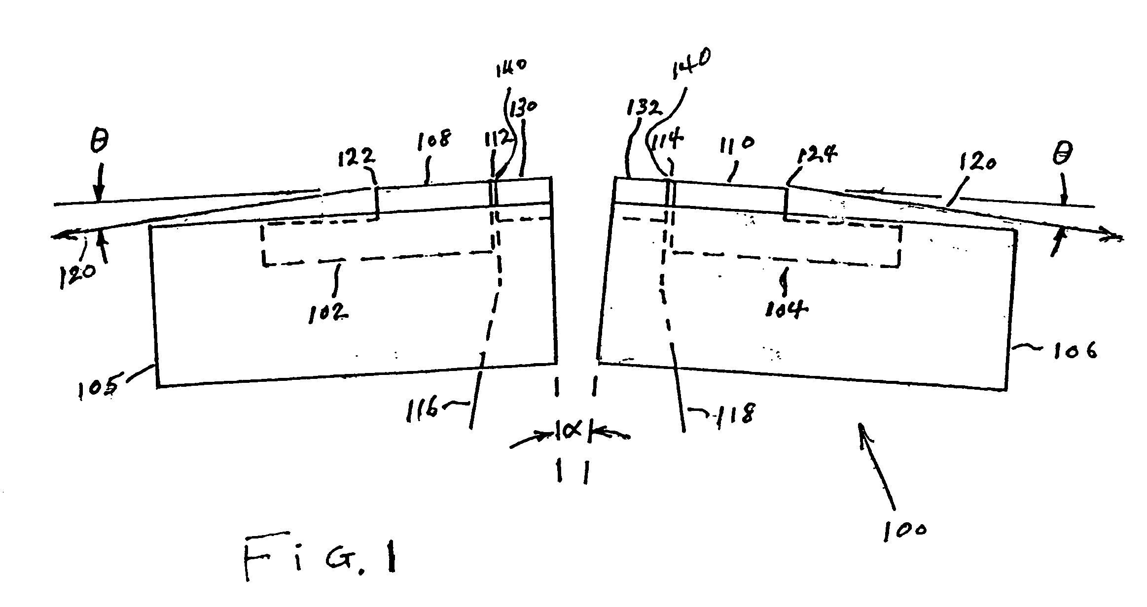 Tape recording head with multiple planes of transducer arrays