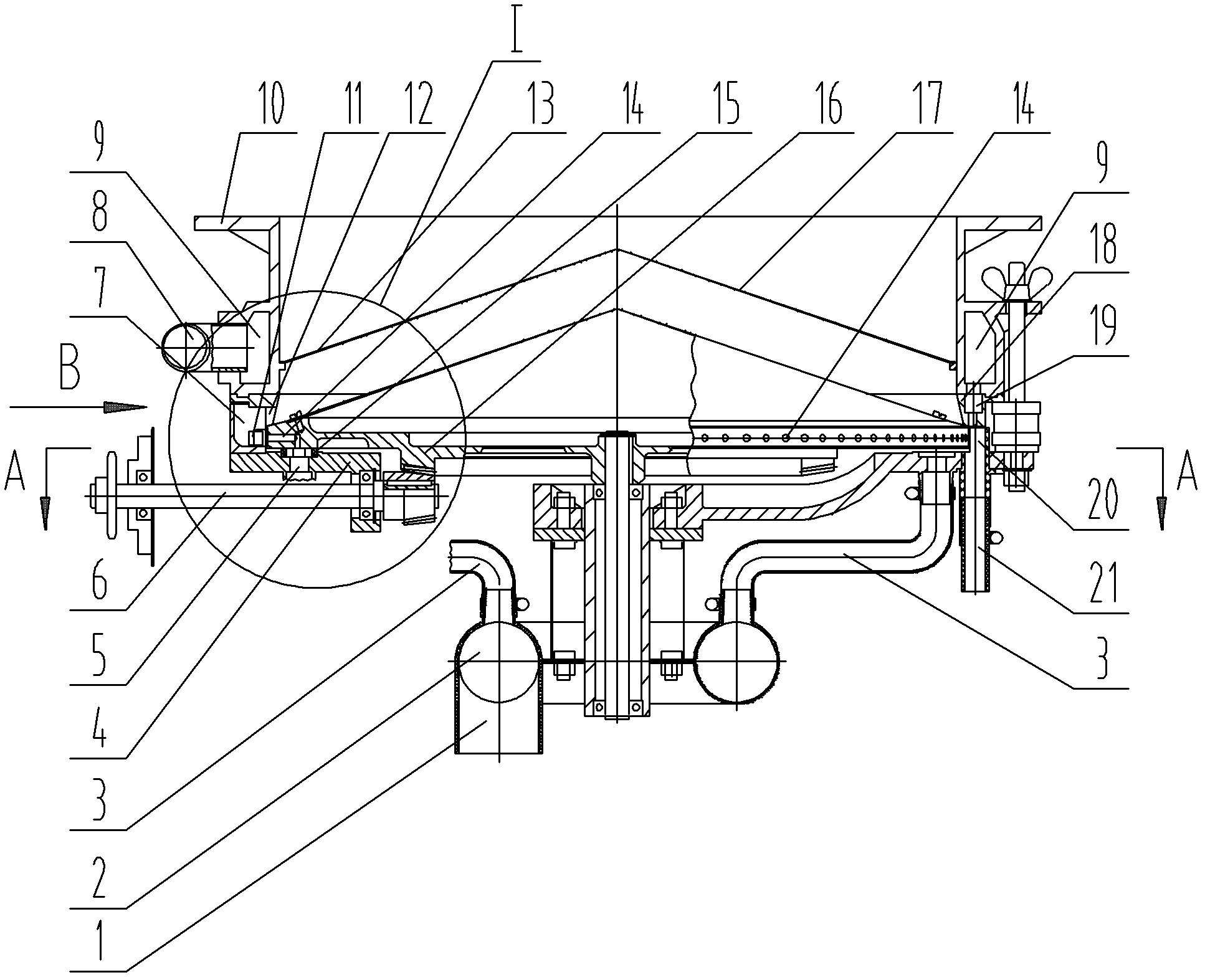 Pneumatic centralized seed metering device