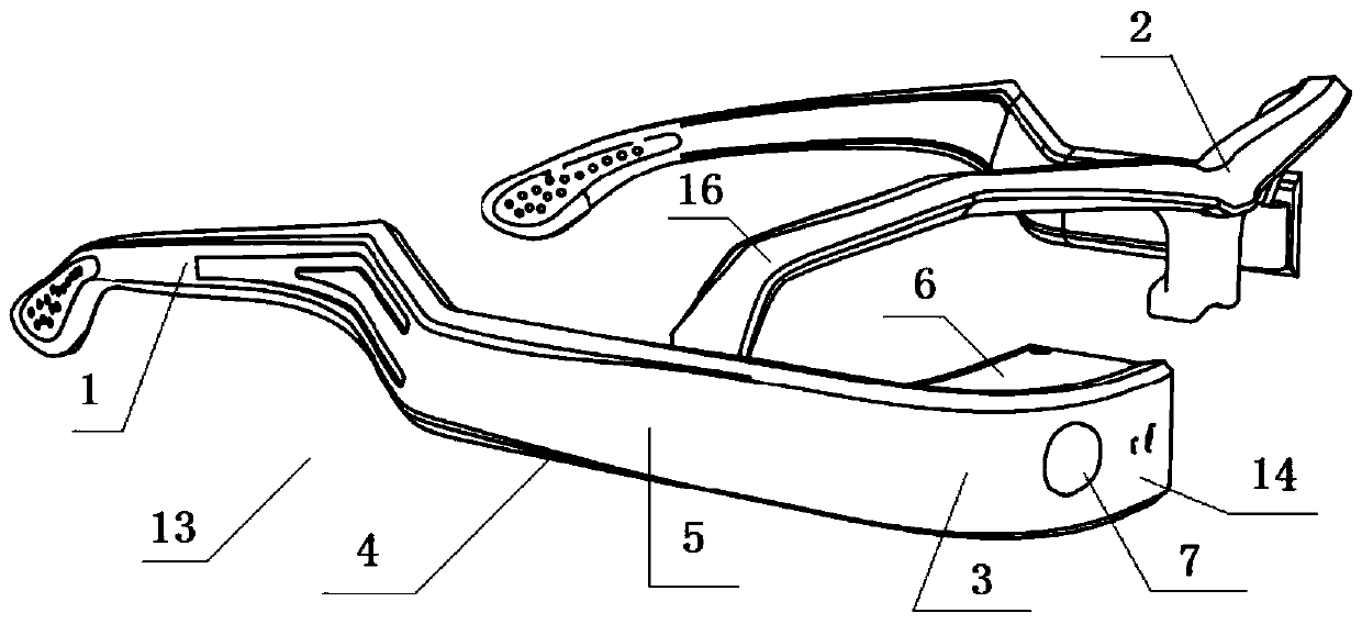 Parts identification method in the maintenance process of smart glasses