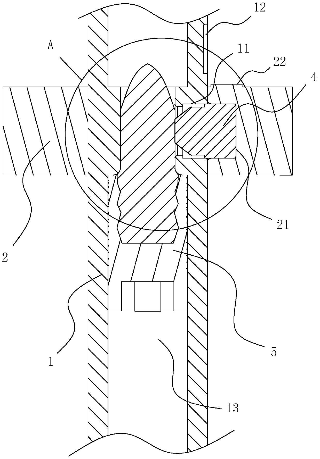 A gear shaft structure