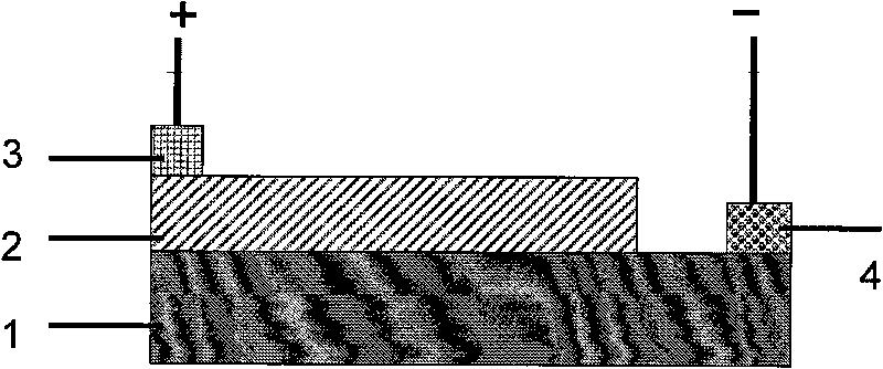 Ultraviolet light-emitting diode based on n-ZnO/n-GaN alloplasm nN node and preparation method thereof