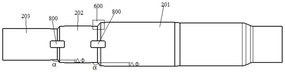 Two-way adjusting tubular column and vehicle